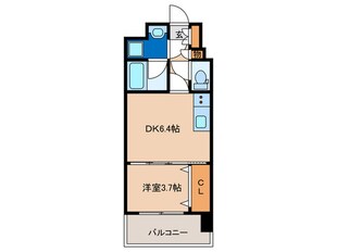 ブランシエスタ千早RJRの物件間取画像